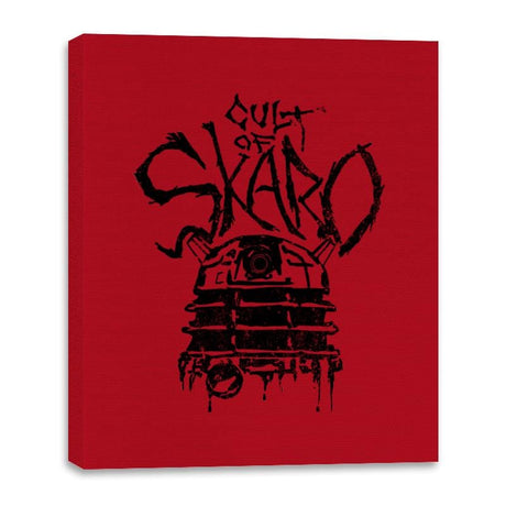 Cult of Skaro - Canvas Wraps Canvas Wraps RIPT Apparel 16x20 / Red