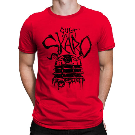 Cult of Skaro - Mens Premium T-Shirts RIPT Apparel Small / Red