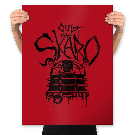Cult of Skaro - Prints Posters RIPT Apparel 18x24 / Red