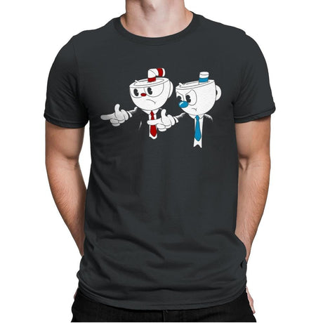 Cup Fiction Exclusive - Best Seller - Mens Premium T-Shirts RIPT Apparel Small / Heavy Metal