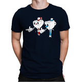 Cup Fiction Exclusive - Best Seller - Mens Premium T-Shirts RIPT Apparel Small / Midnight Navy