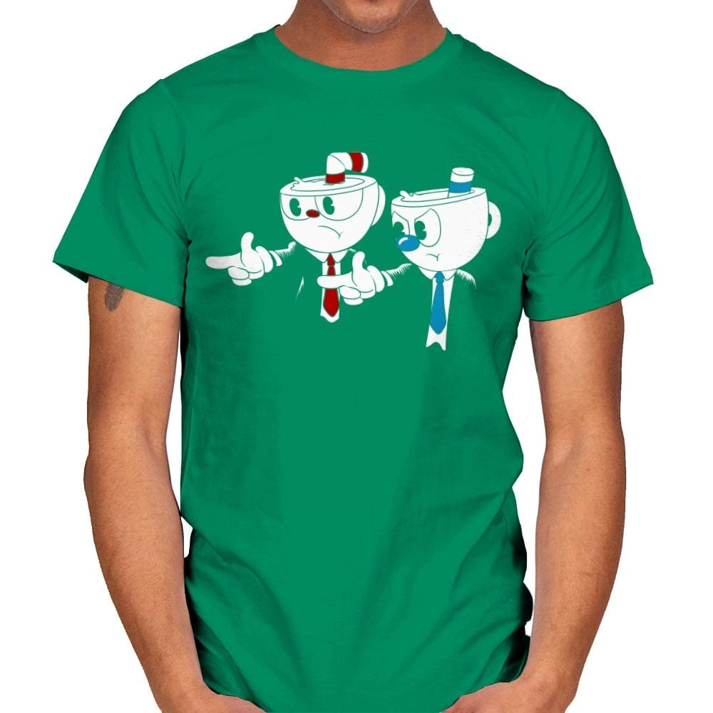Cup Fiction Exclusive - Best Seller - Mens T-Shirts RIPT Apparel Small / Kelly Green
