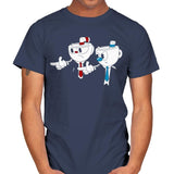 Cup Fiction Exclusive - Best Seller - Mens T-Shirts RIPT Apparel Small / Navy