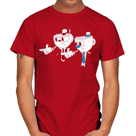 Cup Fiction Exclusive - Best Seller - Mens T-Shirts RIPT Apparel Small / Red