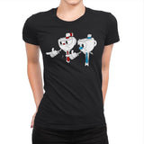 Cup Fiction Exclusive - Best Seller - Womens Premium T-Shirts RIPT Apparel Small / Black