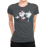 Cup Fiction Exclusive - Best Seller - Womens Premium T-Shirts RIPT Apparel Small / Heavy Metal