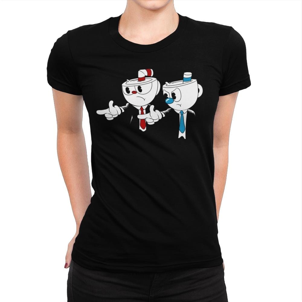 Cup Fiction Exclusive - Best Seller - Womens Premium T-Shirts RIPT Apparel Small / Indigo