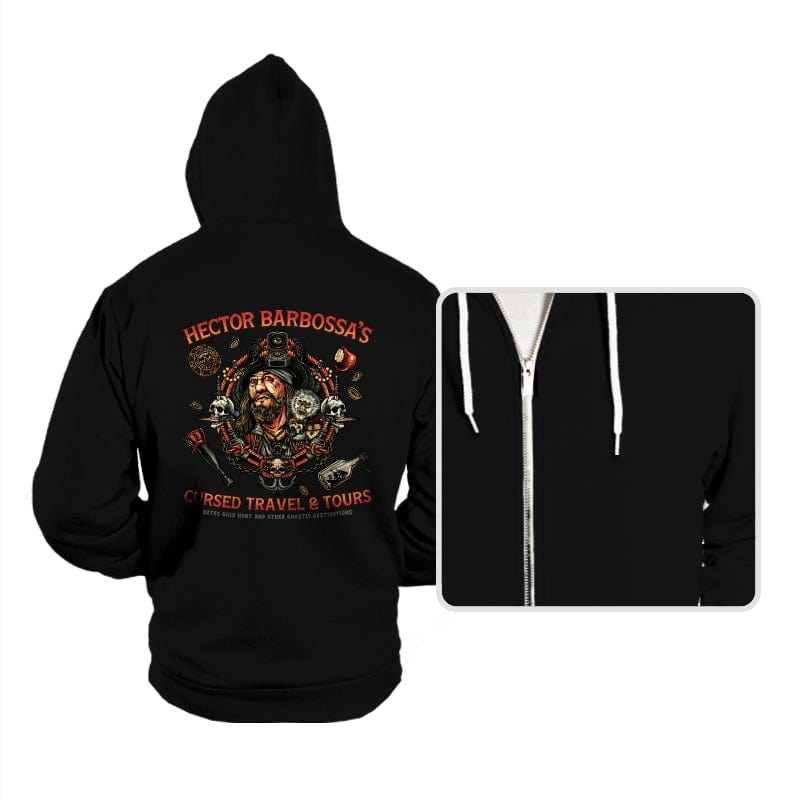 Cursed Travel and Tours - Hoodies Hoodies RIPT Apparel Small / Black