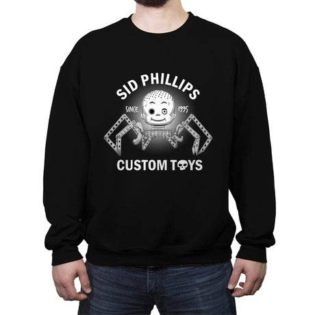 Custom Toys - Crew Neck Sweatshirt Crew Neck Sweatshirt RIPT Apparel Small / Black