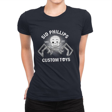 Custom Toys - Womens Premium T-Shirts RIPT Apparel Small / Midnight Navy