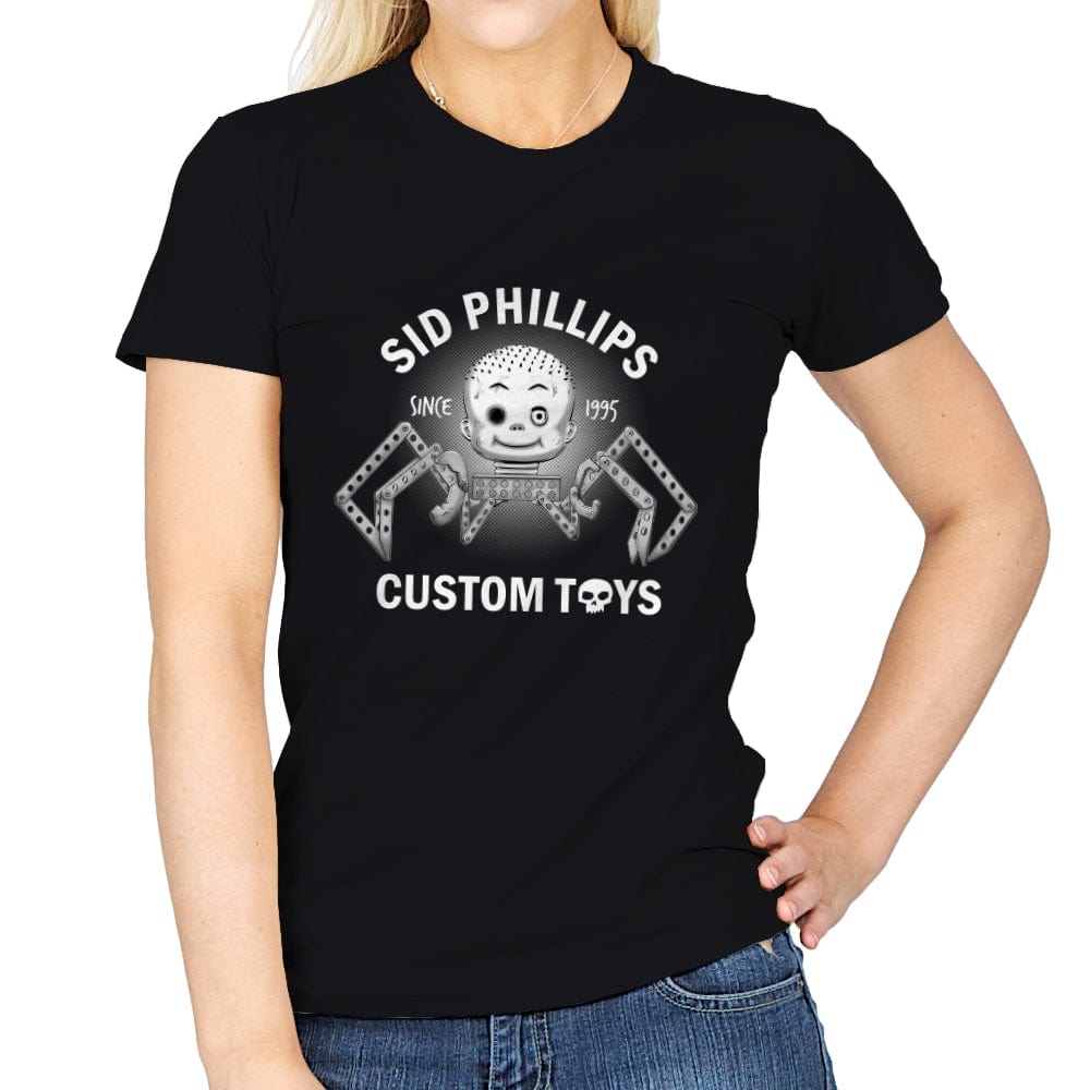Custom Toys - Womens T-Shirts RIPT Apparel Small / Black