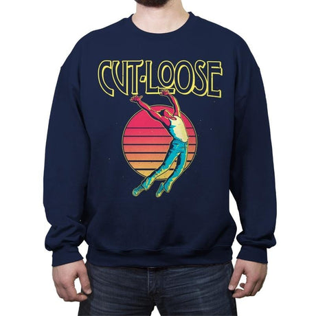 Cut Loose - Crew Neck Sweatshirt Crew Neck Sweatshirt RIPT Apparel Small / Navy