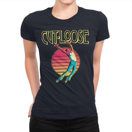 Cut Loose - Womens Premium T-Shirts RIPT Apparel Small / Midnight Navy