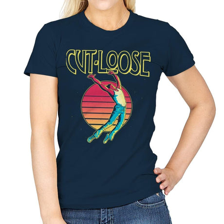Cut Loose - Womens T-Shirts RIPT Apparel Small / Navy