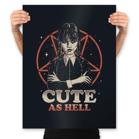 Cute and Dark - Prints Posters RIPT Apparel 18x24 / Black