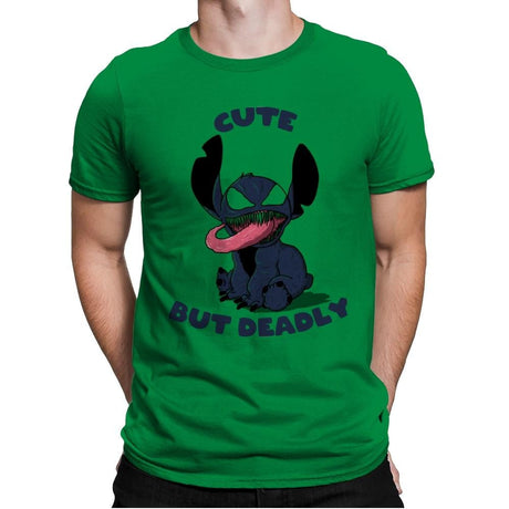 Cute But Deadly - Mens Premium T-Shirts RIPT Apparel Small / Kelly