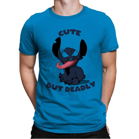 Cute But Deadly - Mens Premium T-Shirts RIPT Apparel Small / Turqouise
