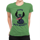 Cute But Deadly - Womens Premium T-Shirts RIPT Apparel Small / Kelly