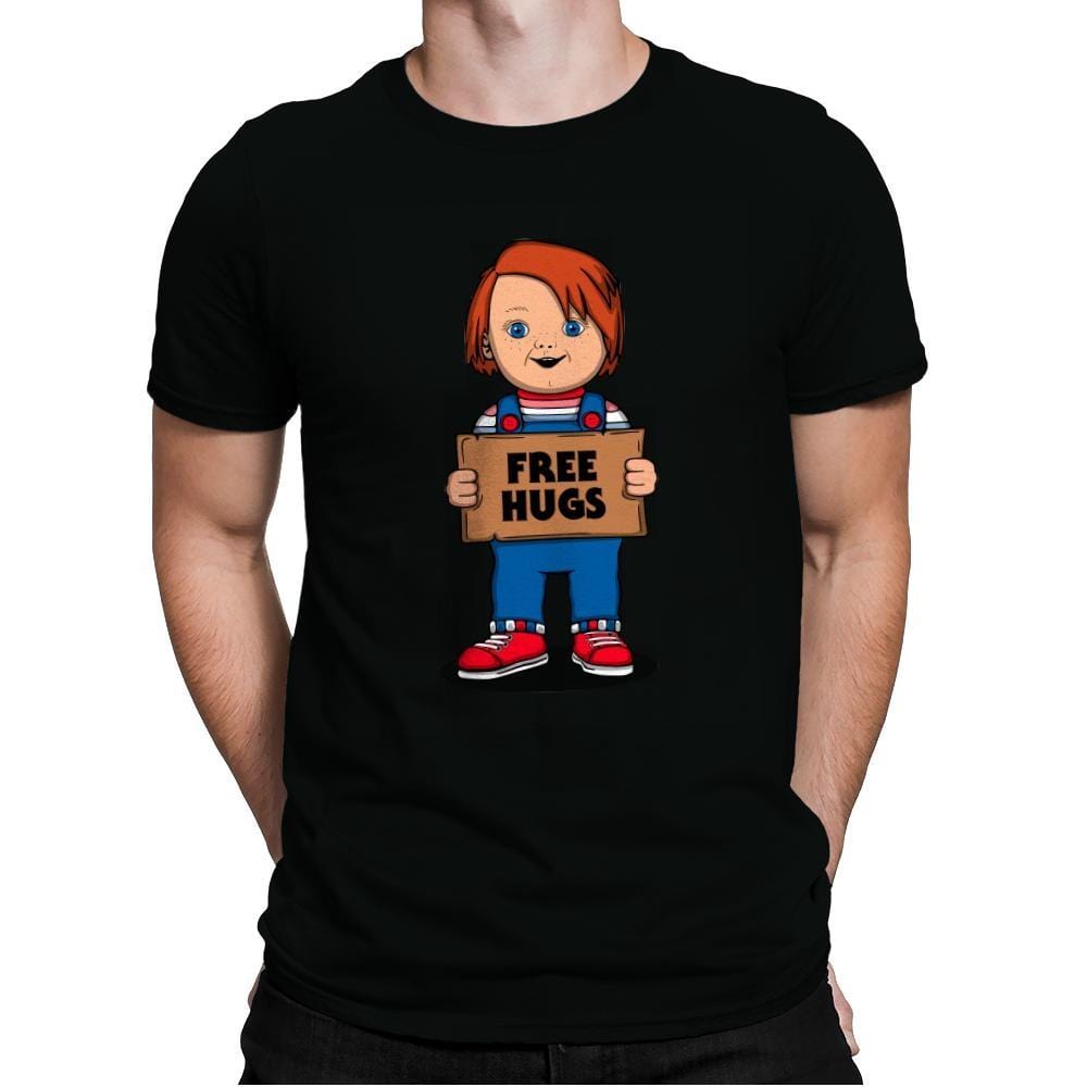 Cute Free Hugs - Mens Premium T-Shirts RIPT Apparel Small / Black