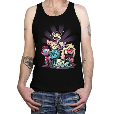 Cute Gems - Tanktop Tanktop RIPT Apparel X-Small / Black