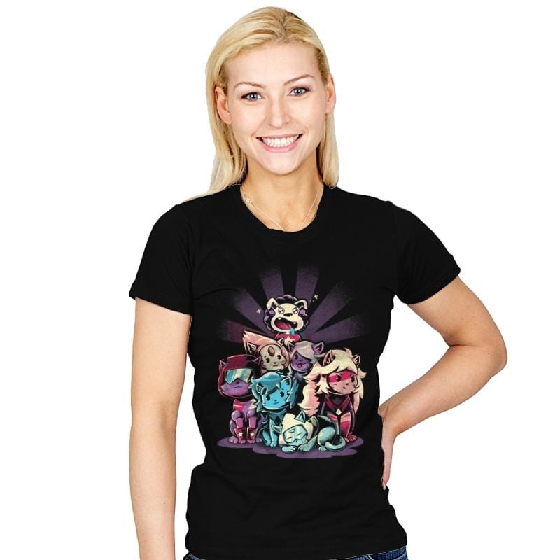 Cute Gems - Womens T-Shirts RIPT Apparel Small / Black