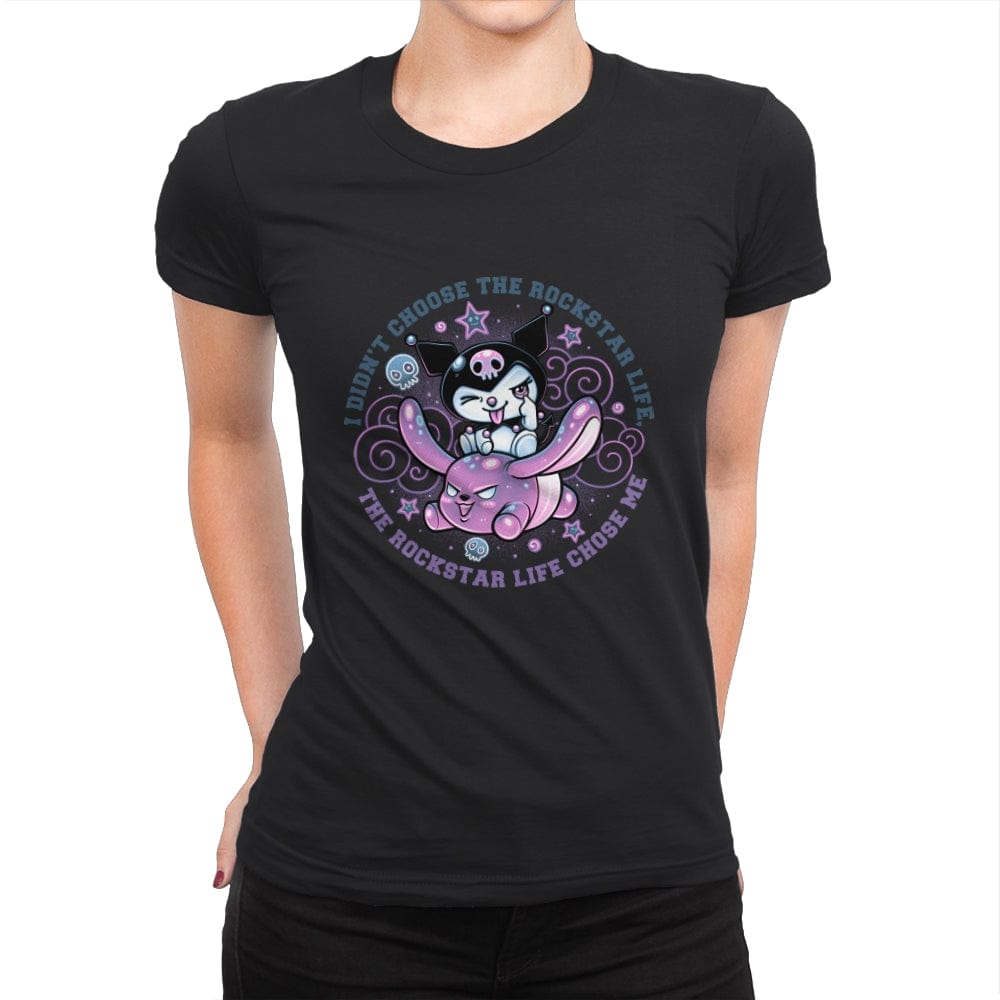 Cute Little Rockstar - Womens Premium T-Shirts RIPT Apparel Small / Black