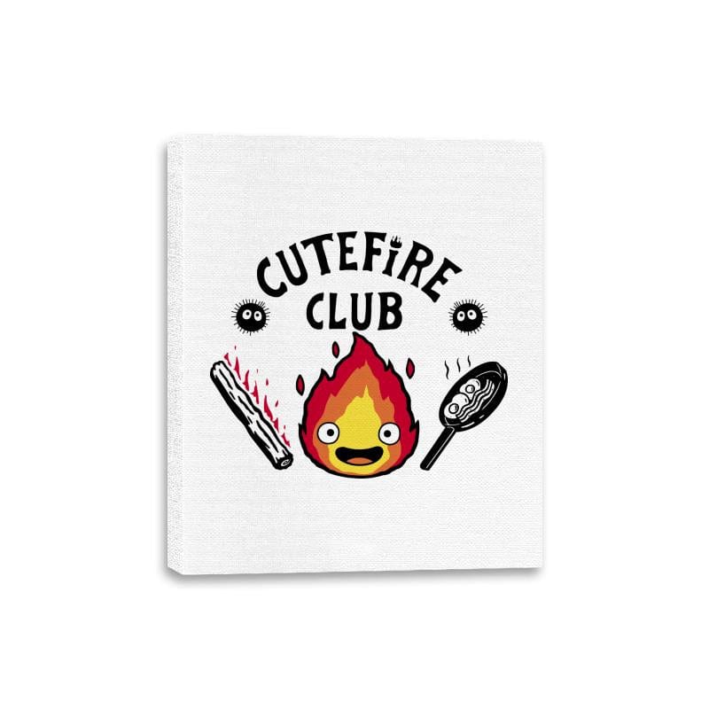 Cutefire Club! - Canvas Wraps Canvas Wraps RIPT Apparel 8x10 / White