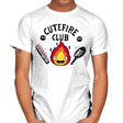 Cutefire Club! - Mens T-Shirts RIPT Apparel Small / White