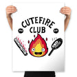 Cutefire Club! - Prints Posters RIPT Apparel 18x24 / White