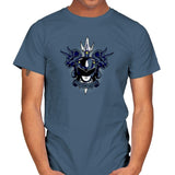 Cyaneus Triceratops Horridus - Zordwarts - Mens T-Shirts RIPT Apparel Small / Indigo Blue