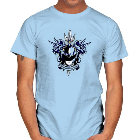 Cyaneus Triceratops Horridus - Zordwarts - Mens T-Shirts RIPT Apparel Small / Light Blue