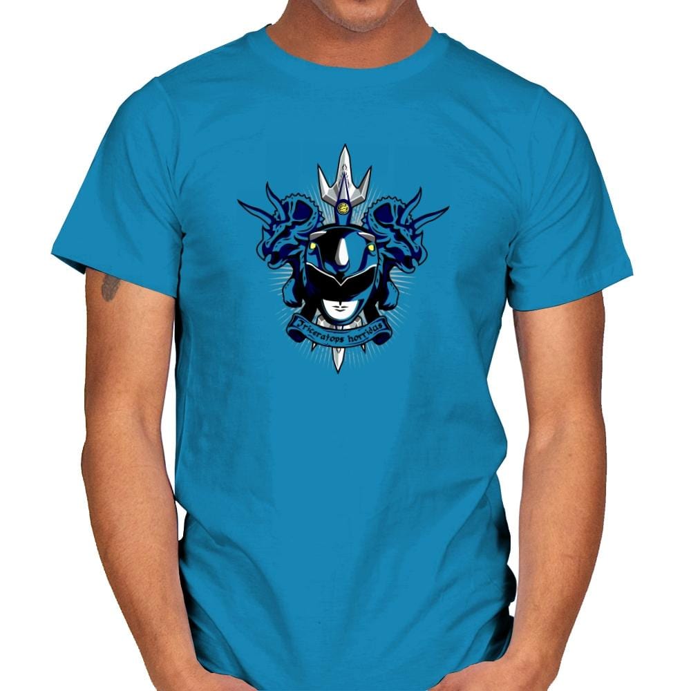 Cyaneus Triceratops Horridus - Zordwarts - Mens T-Shirts RIPT Apparel Small / Sapphire