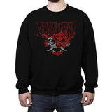 Cyber Samurai - Crew Neck Sweatshirt Crew Neck Sweatshirt RIPT Apparel Small / Black