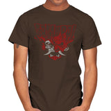 Cyber Samurai - Mens T-Shirts RIPT Apparel Small / Dark Chocolate
