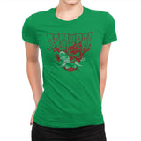 Cyber Samurai - Womens Premium T-Shirts RIPT Apparel Small / Kelly Green