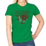 Cyber Samurai - Womens T-Shirts RIPT Apparel Small / Irish Green