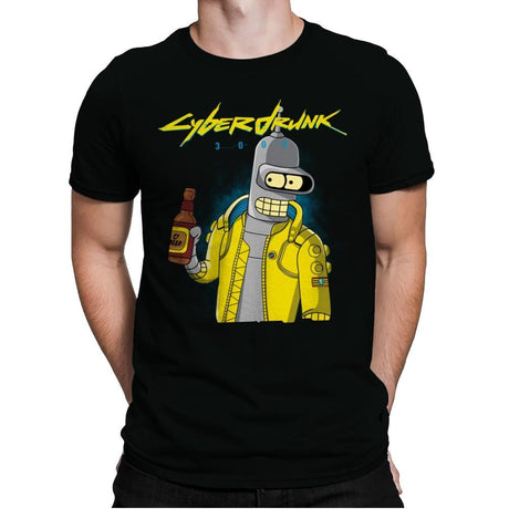 Cyberdrunk - Mens Premium T-Shirts RIPT Apparel Small / Black