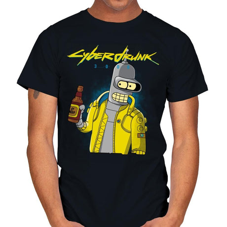 Cyberdrunk - Mens T-Shirts RIPT Apparel Small / Black