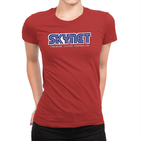 Cyberdyne Systems - Womens Premium T-Shirts RIPT Apparel Small / Red