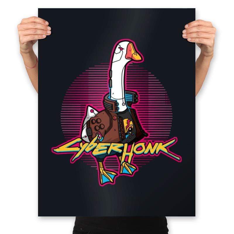 CyberHonk - Prints Posters RIPT Apparel 18x24 / Black