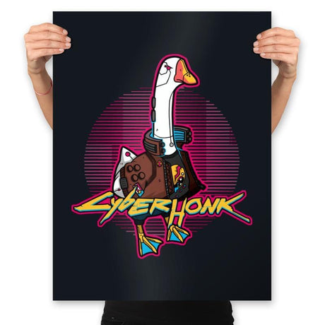 CyberHonk - Prints Posters RIPT Apparel 18x24 / Black