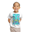Cyberpunk Eyes - Youth T-Shirts RIPT Apparel X-small / White