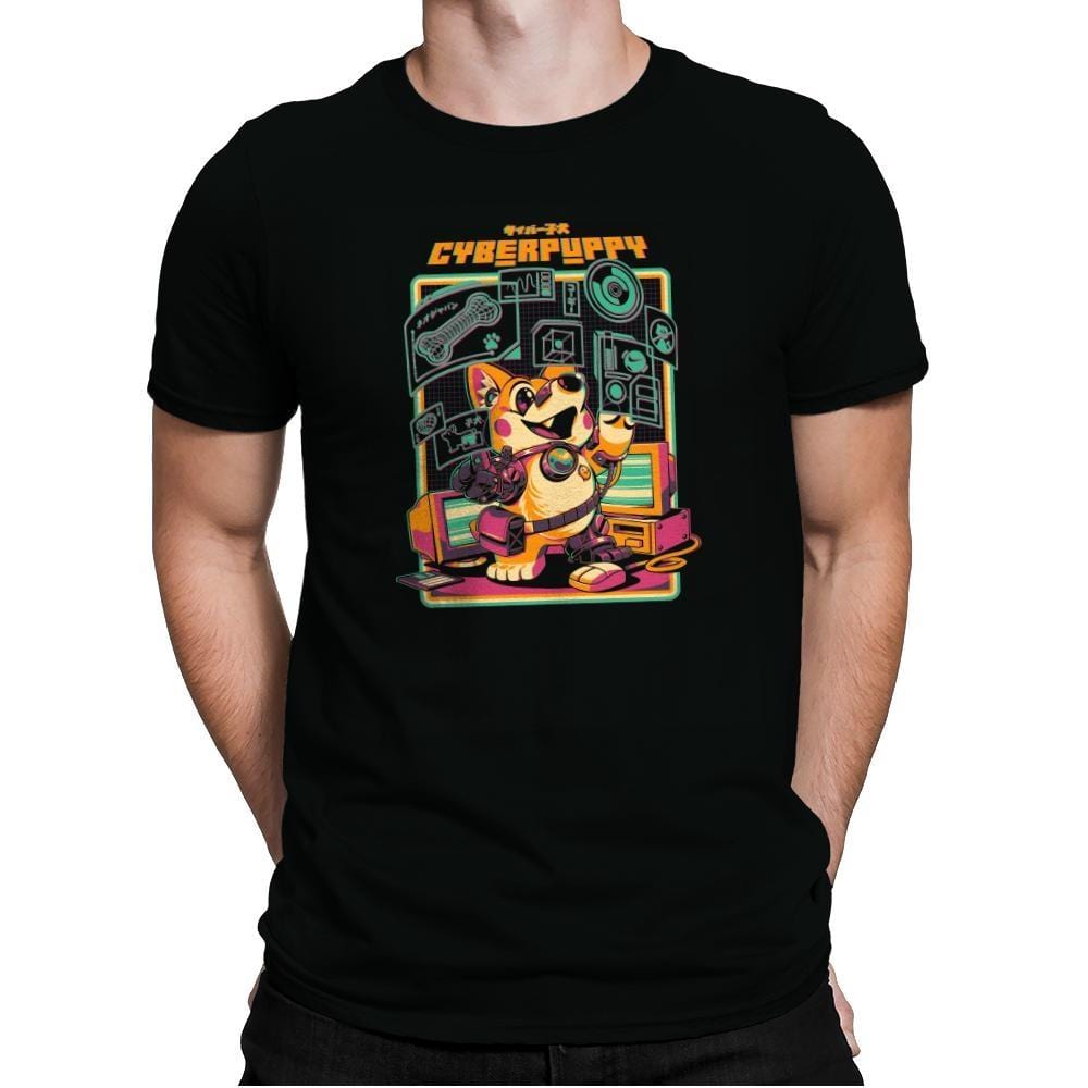 Cyberpuppy - Mens Premium T-Shirts RIPT Apparel Small / Black