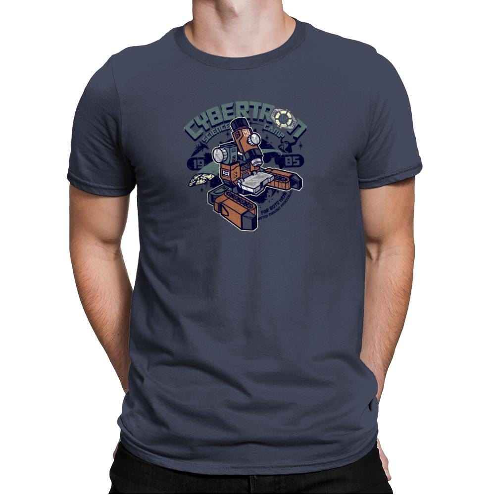 Cybertron Science Camp Exclusive - Mens Premium T-Shirts RIPT Apparel Small / Indigo