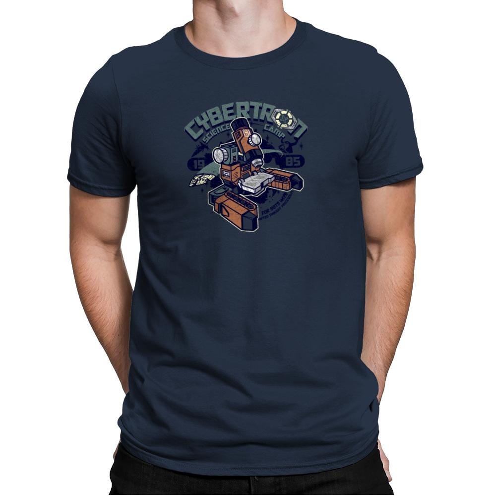 Cybertron Science Camp Exclusive - Mens Premium T-Shirts RIPT Apparel Small / Midnight Navy