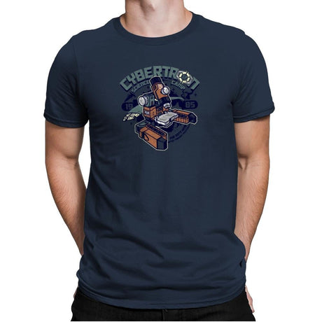 Cybertron Science Camp Exclusive - Mens Premium T-Shirts RIPT Apparel Small / Midnight Navy