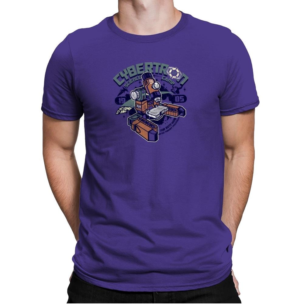 Cybertron Science Camp Exclusive - Mens Premium T-Shirts RIPT Apparel Small / Purple Rush