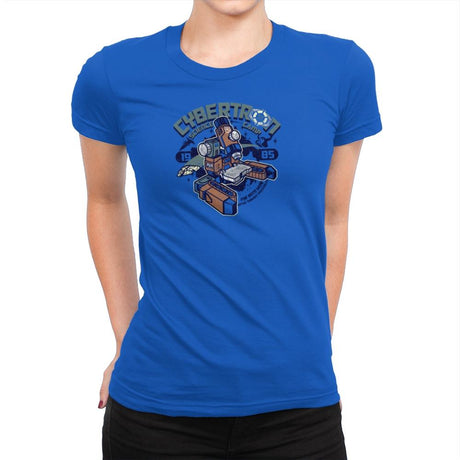 Cybertron Science Camp Exclusive - Womens Premium T-Shirts RIPT Apparel Small / Royal