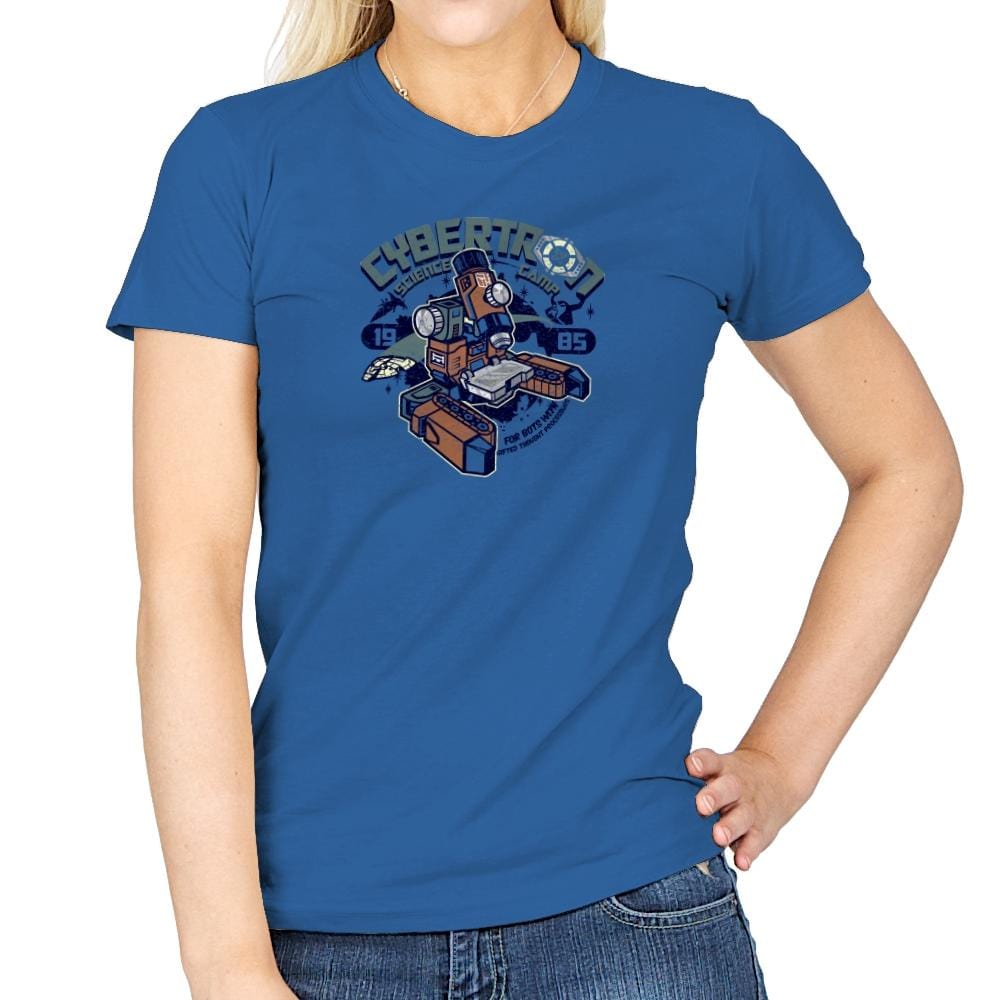 Cybertron Science Camp Exclusive - Womens T-Shirts RIPT Apparel Small / Royal