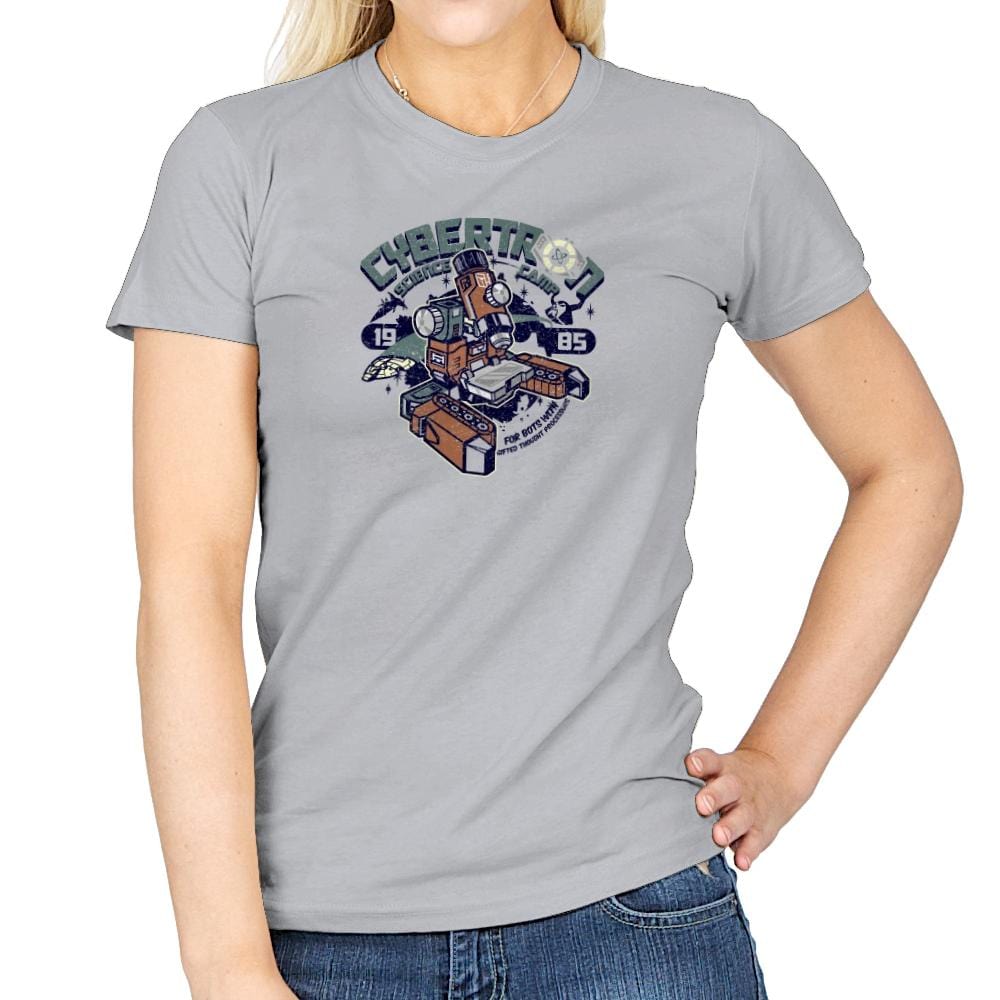 Cybertron Science Camp Exclusive - Womens T-Shirts RIPT Apparel Small / Sport Grey